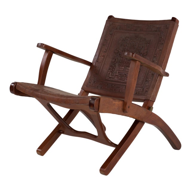 1970s Vintage Angel Pazmino For Muebles De Estilo Leather Folding Lounge Chair Chairish Nordic leather folding chair outdoor furniture beach chairs modern minimalist folding chairs creative leisure lazy sofa recliner.