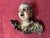 Renaissance C1800 Antique Italian Renaissance Carved Polychromed Wood Dramatic Hanging Putto / Cherub Sculpture For Sale - Image 3 of 12