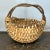 Large Hand Woven Gathering Basket by Alvin Wood (1923 - 2005) of Tennessee and North Carolina USA. The artist has a work...