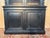 A two-part napoleon iii period buffet in ebonized wood, retaining its original antique glass. the upper section (h. 161...