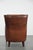 Cognac Brown Cowhide Armchair For Sale - Image 4 of 15