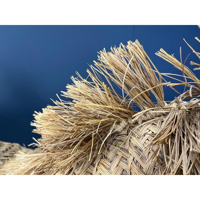 Light Yellow Vintage Spanish Life Size Straw Pony, 1960s For Sale - Image 8 of 15