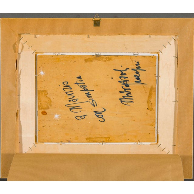 Abstract Composition, 1920s, Oil Painting on Panel, Framed For Sale - Image 4 of 6