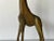 70"s Vintage Art Handmade Solid Brass Giraffe Sculpture/ Sold For Sale - Image 4 of 13