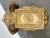 Large Sculptural Elephant Table Base in Carved Resin W Antique Gilt Finish For Sale In New York - Image 6 of 15