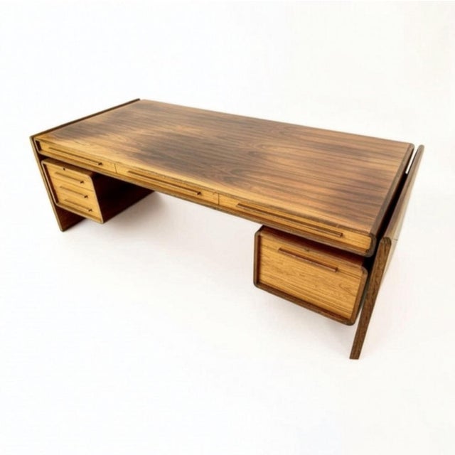 Mid-Century Danish Chief Desk from Dyrlund, 1960s For Sale - Image 6 of 18