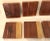 Brutalist Vintage Wooden Cedar Coasters - Set of 8 For Sale - Image 3 of 6