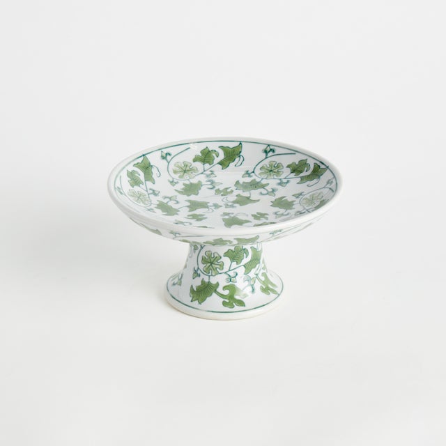Chinoiserie Imperial Foliage Compote Small For Sale - Image 3 of 5