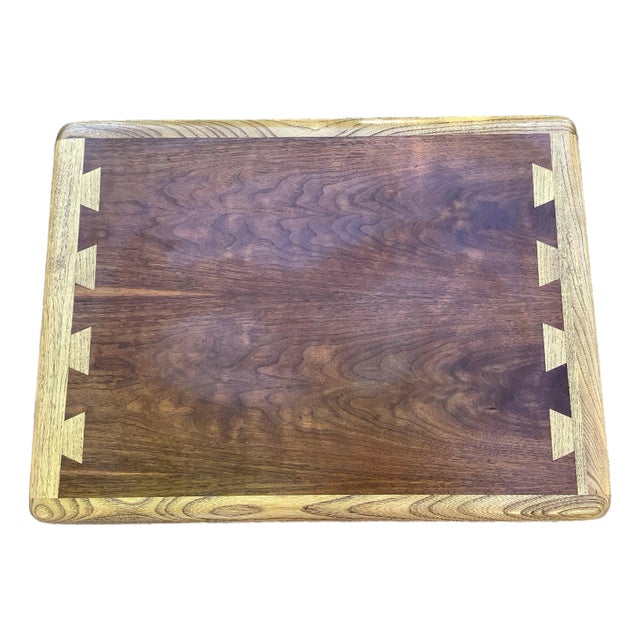 Mid 20th Century Lane 900-05 Walnut and Ash Side Table For Sale