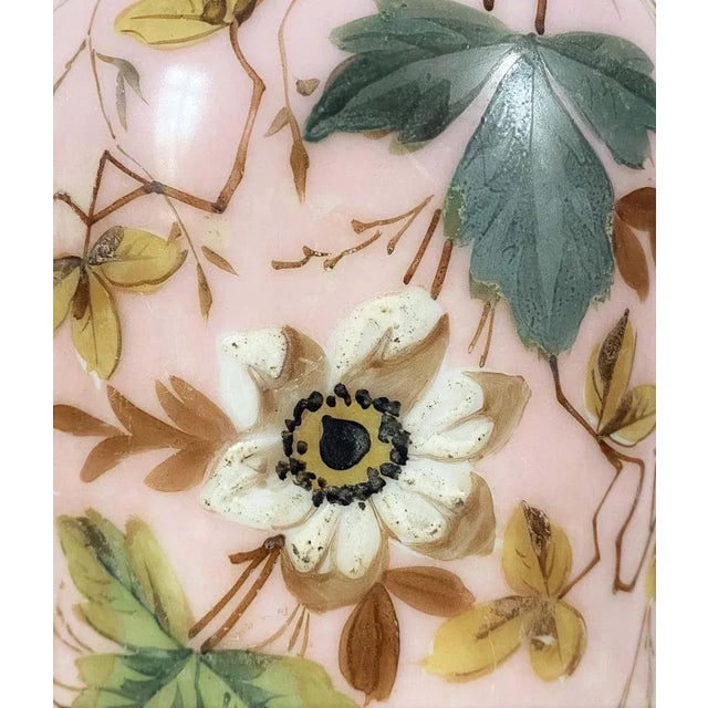 Napoleon III Vase in Opaline Pink For Sale - Image 3 of 8