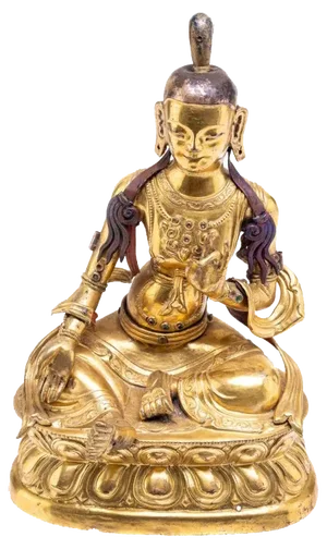 18th Century Deity Green Tara Figurine, Tibet
