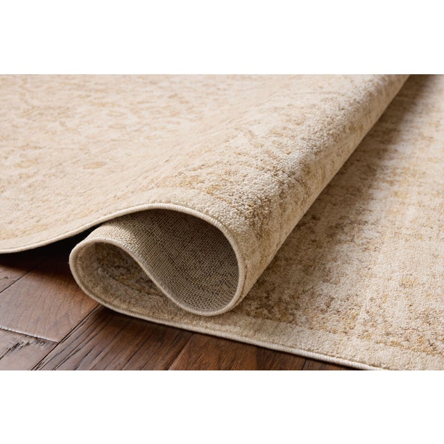 Loloi Rugs Chris Loves Julia x Loloi Palma Ivory / Sand 5'-3" x 7'-6" Area Rug For Sale - Image 4 of 7