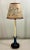 Vintage Candlestick Table Lamp With Handmade Shade With American Pintail Ducks For Sale - Image 12 of 12