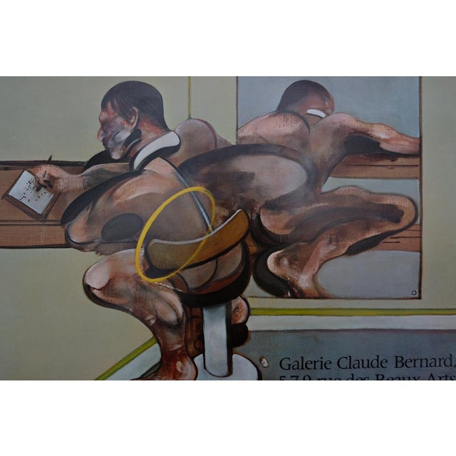 Francis Bacon (1909-1992) Claude Bernard Gallery: 1977 Exhibition Original color poster On poster paper, 52 x 71 cm...