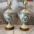 Metal Vintage Late 20th Century Chelsea Style Hand Painted Floral Medallion Urn Style Lamps - a Pair For Sale - Image 7 of 9
