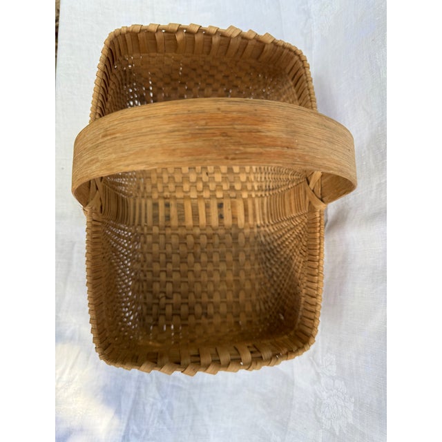 American Large Mildred Youngblood Signed Basket For Sale - Image 3 of 7