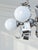 Metal Vintage Space Age Chrome Ribbon Chandelier, 1970s For Sale - Image 7 of 11