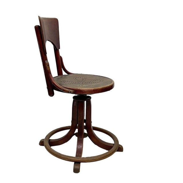 One of our unique Thonet desk chair, Museum piece It's from a collection of a Museum, The Haque, Netherlands The chair is...