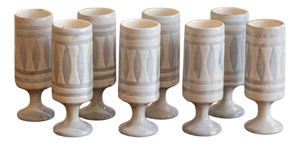 Ceramic Cups, 1976, Set of 8