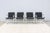 Slate Gray Ludwig Mies Van Der Rohe Brno Flat Bar Chairs in Gray Wool by Gordon - Set of 4 For Sale - Image 8 of 18