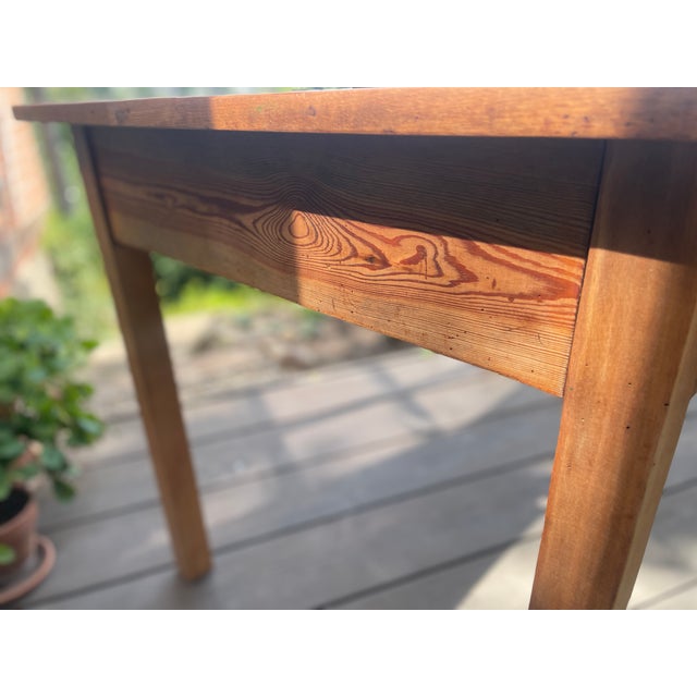 Antique Table in Fir, 1890s For Sale - Image 4 of 18
