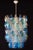 Large Sapphire Colored Murano Glass Chandeliers in the Style of C. Scarpa, Set of 2 For Sale - Image 10 of 18