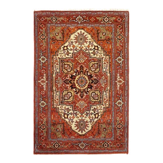 2020s Fine Hand Knotted Persian Serapi Design For Sale