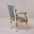 Late 18th Century European Neoclassical Painted & Parcel-Gilt Armchair For Sale - Image 12 of 12