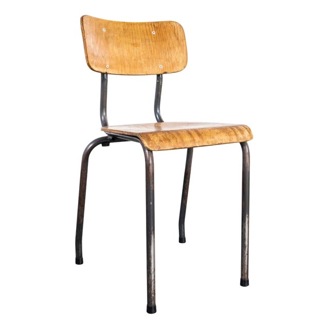 French Stacking Dining Chair, 1960s For Sale