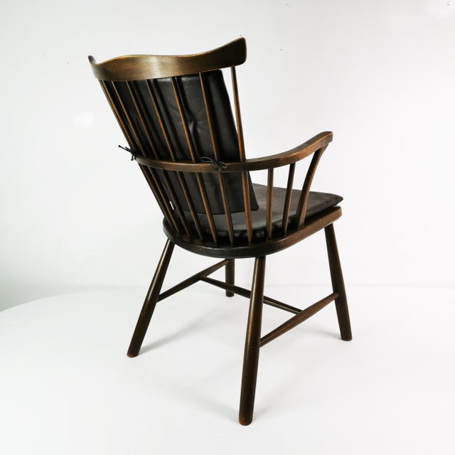 Chair attributed to Borge Mogensen for Fredericia Stolefabrik, Denmark, 1950s For Sale - Image 15 of 18