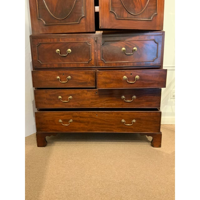 Antique Mahogany Secretary Armoire Chairish