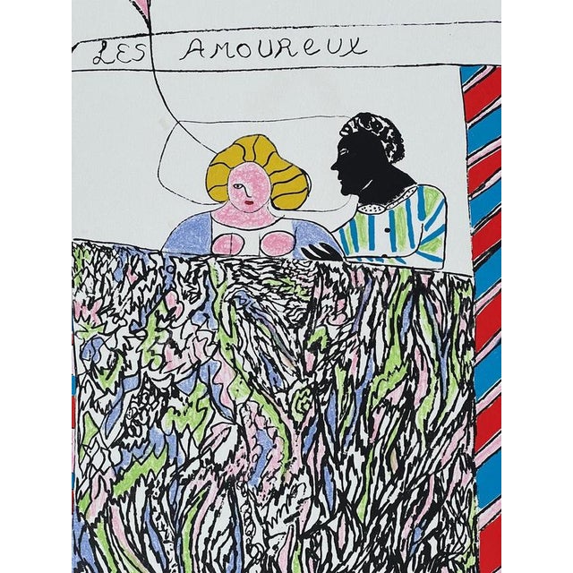 Niki De Saint Phalle, The Lovers, 1971, Lithograph For Sale - Image 4 of 8