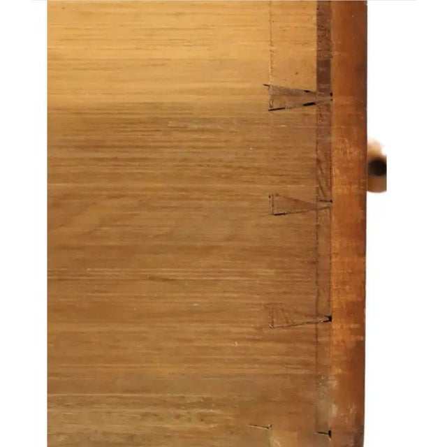 Bird's Eye Maple and Faux Bamboo Dresser Commode For Sale - Image 9 of 12