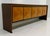 1940s Italian Sideboard with Hand-Carved Oak Sides and Maple Geometric Doors, 1940s For Sale - Image 5 of 16