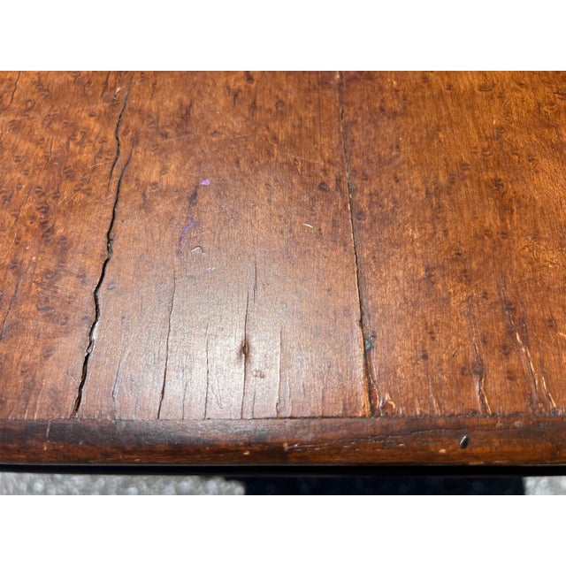 1930s Neoclassical Regency Style Burl One-Drawer Desk Console Table For Sale - Image 9 of 12