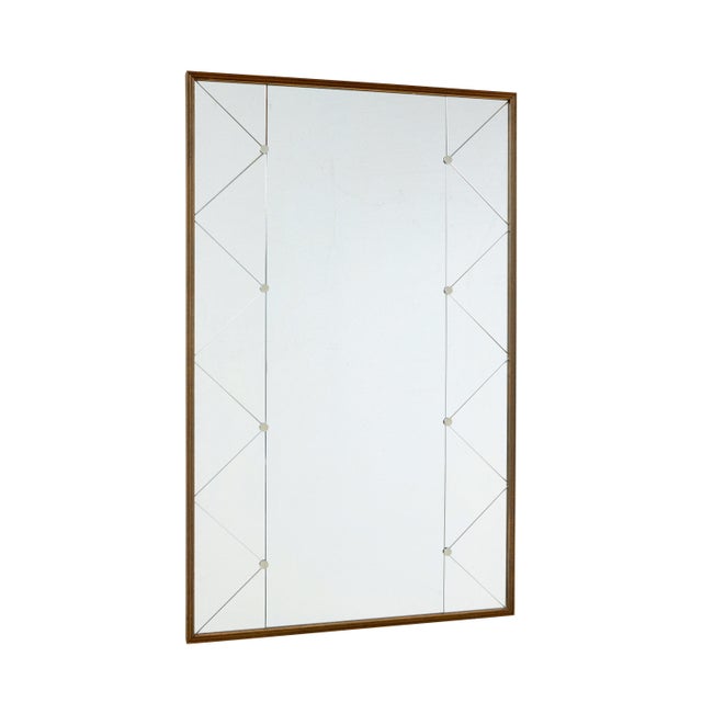 Mid-Century Modern Mid-Century Swedish Harlequin Wall Mirror, 1960 For Sale - Image 3 of 6