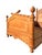 Antique French Bed Frame Headboard Set in Birds Eye Maple Faux Bamboo English Style For Sale - Image 9 of 11