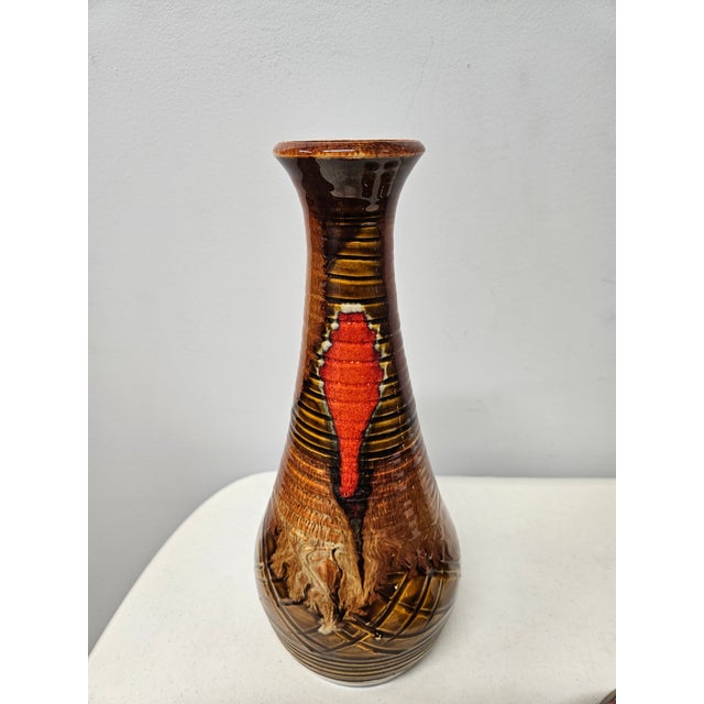 Dryden Pottery Drip-Glaze Vase Collection -1976 For Sale - Image 6 of 14