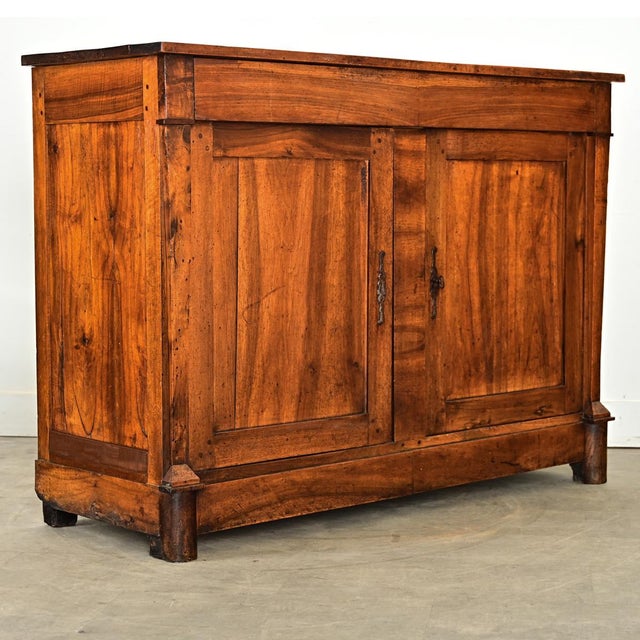 French 19th Century Empire Style Walnut Buffet For Sale - Image 9 of 12