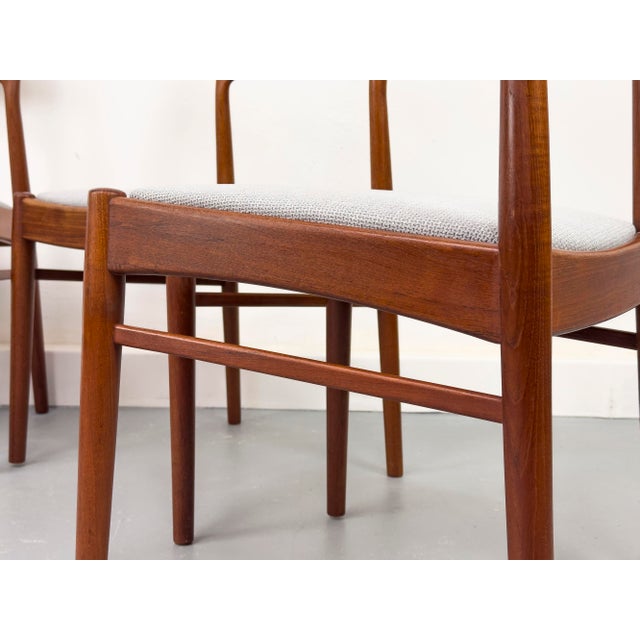 Wood Teak Dining Chairs from Korup Stolefabrik, 1960s, Set of 4 For Sale - Image 7 of 16