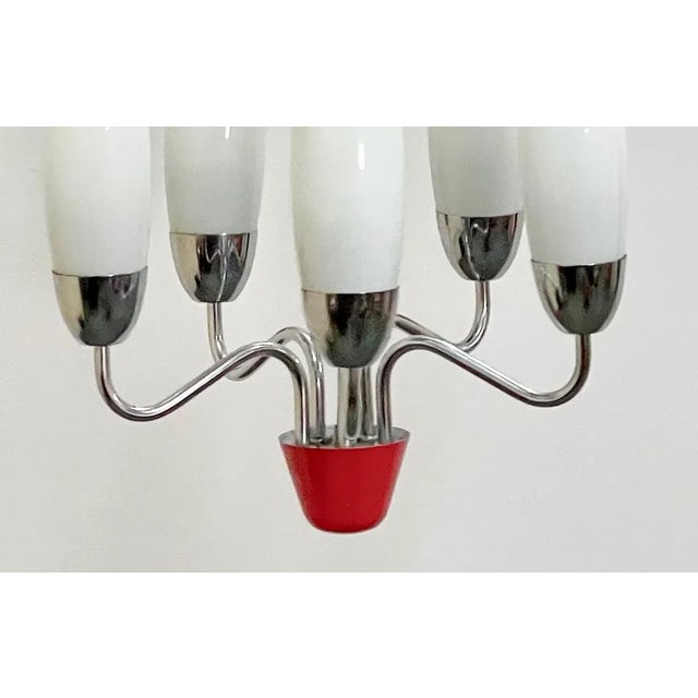 Mid Century Chandelier by Josef Hurka for Napako, 1960s For Sale - Image 6 of 8