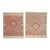 Pair of Pink Vintage Mini 20th Century Rugs For Sale