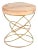 Phillips Collection Spiral Stool, Brass Color, Round For Sale