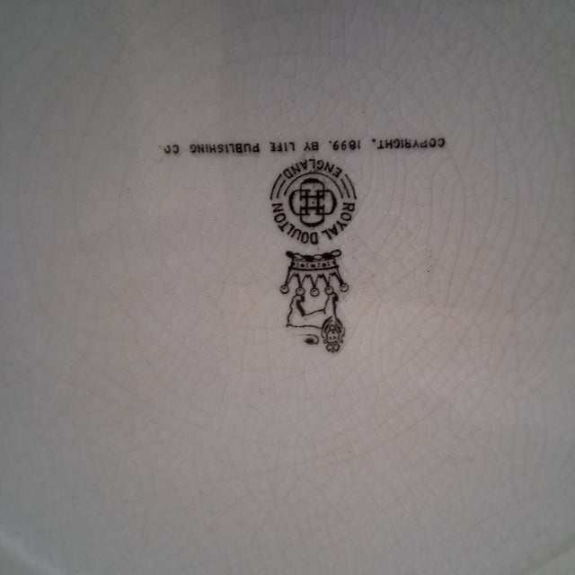 Nostalgic Gibson Girl Plate, c. 1899. 9 3/8" diameter. excellent condition with no issues. FREE SHIPPING!
