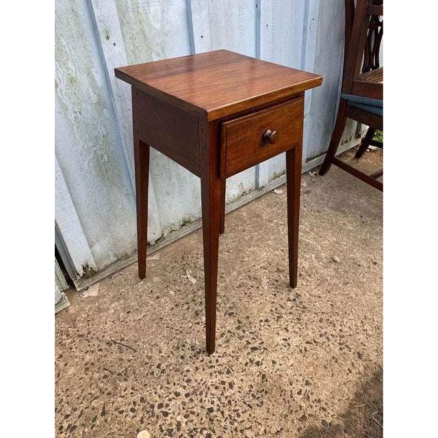 Antique Federal Style Mahogany Side Table With Dovetails and Finished ...