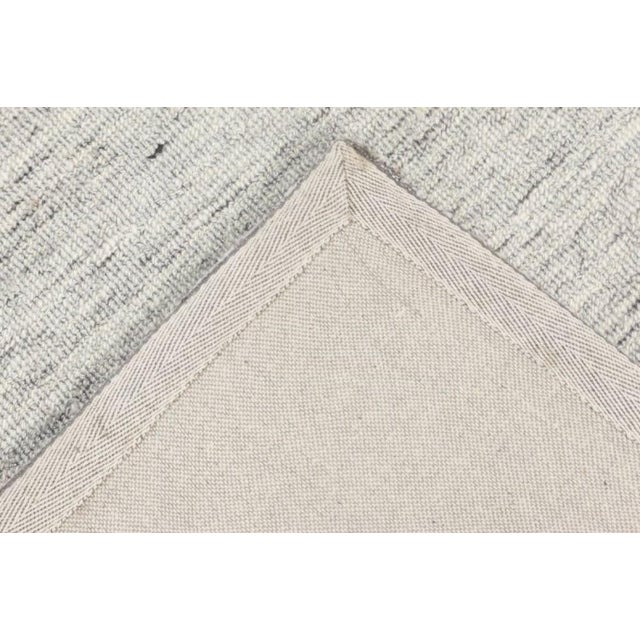 Early 21st Century Contemporary Bauer Collection Grey Handmade Wool Rug by Doris Leslie Blau For Sale - Image 5 of 5