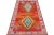 1950s Vintage Moroccan Runner Rug in Red With Colorful Medallions | Rug & Kilim For Sale - Image 5 of 7