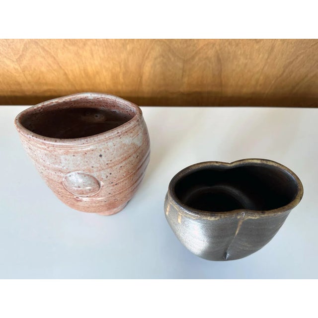 Collection of Two Ceramic Glazed Vases by Warren Mackinzie - Set of 2 For Sale - Image 11 of 12