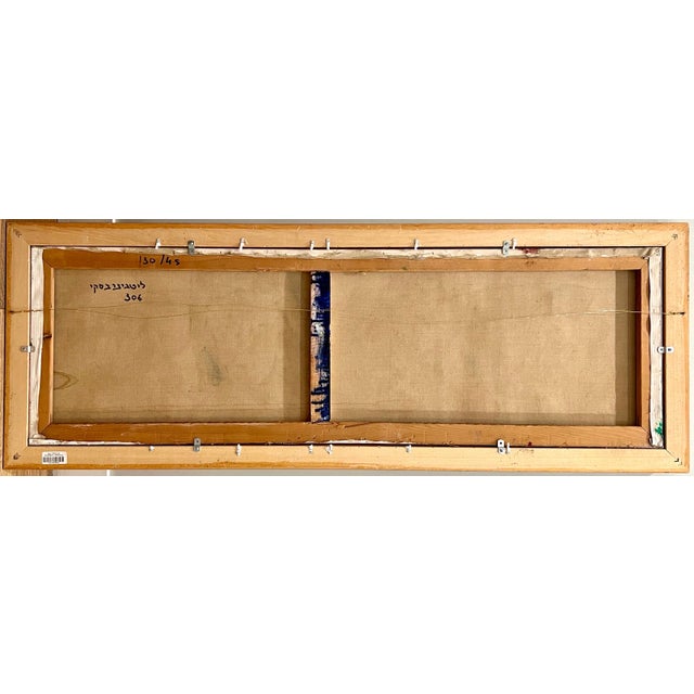 Pinchas Litvinovsky, Large Oil Painting Israeli Pinchas Litvinovsky Jerusalem Israel Bezalel School For Sale - Image 10 of 10