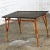 Mid-20th Century Island Style Rattan Dining Table With Ebony Black Stained Hardwood Top For Sale - Image 6 of 12